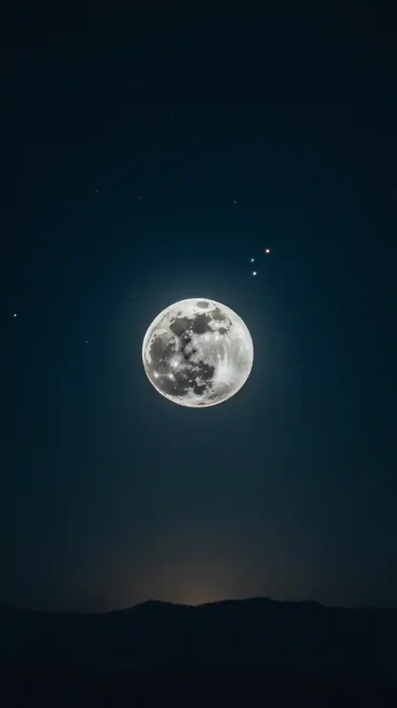 Moon Captions with Sun Comparisons