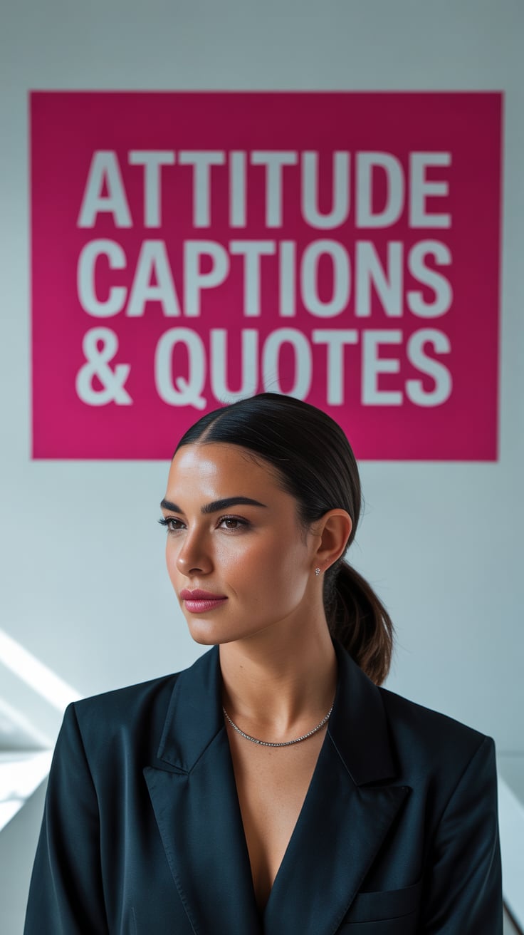 Attitude Captions & Quotes