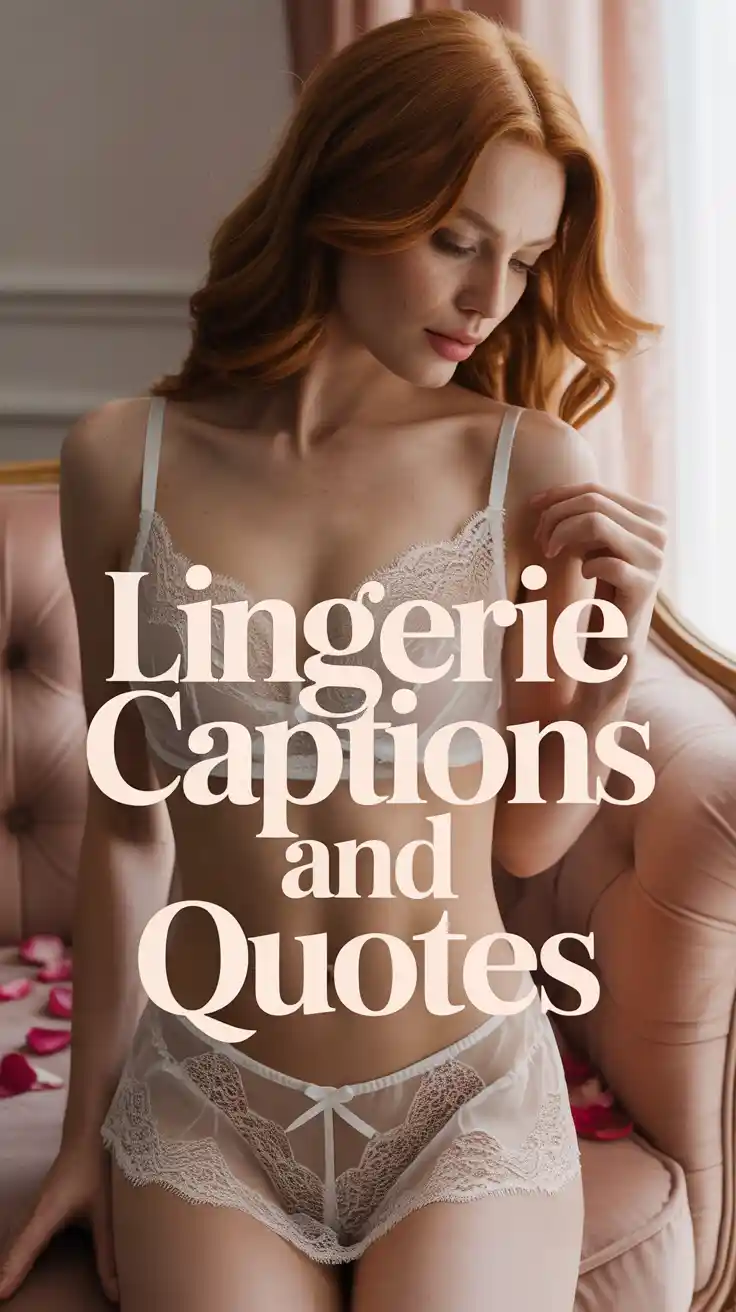 lingerie caption