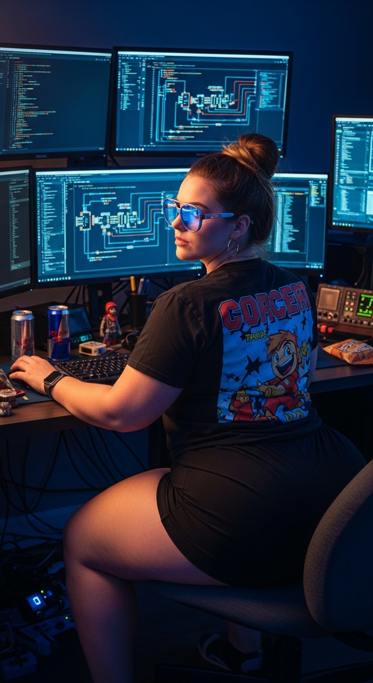 big booty tech nerd
